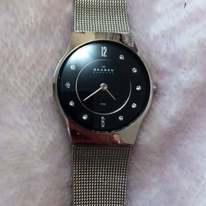 Skagen designs LTD all stainless steel super hardened mineral crystal